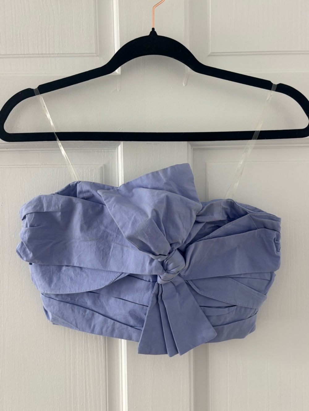 DO+BE Lavender Strapless Bustier Top
